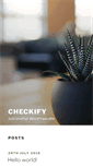 Mobile Screenshot of checkify.com